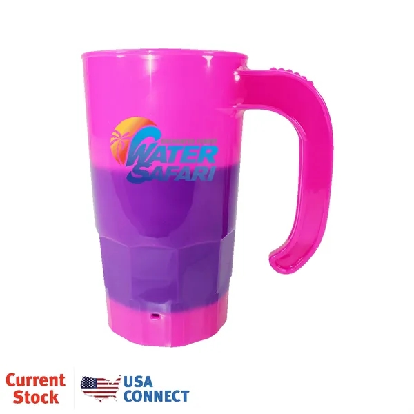 Pink To Purple color option for Mood™ 20 Oz. Stackable Beer Stein (1 Side), Full Color Dig