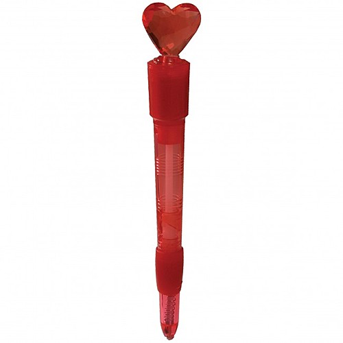 Photo of Ballpoint Light Up Heart Pen