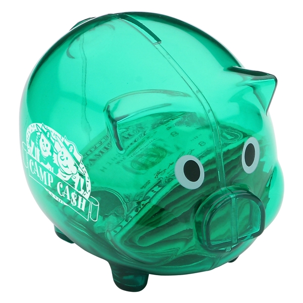 Clear Green color option for Piggy Bank