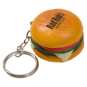 Photo of Hamburger Stress Reliever Key Chain