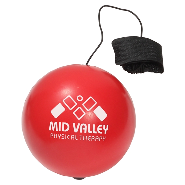 Medium Red color option for Stress Ball Yo Yo Bungee