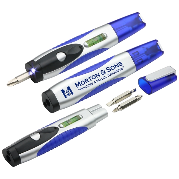 Clear Blue color option for Level Light Screwdriver Pen