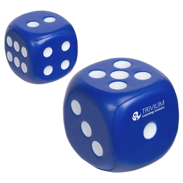 Medium Blue color option for Dice Stress Reliever