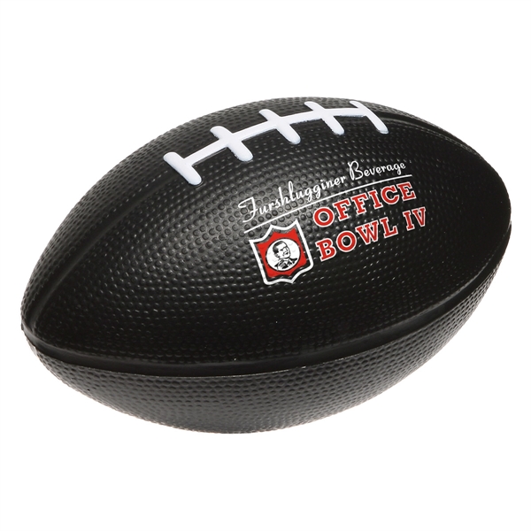 Dark Black color option for Large Football Stress Reliever