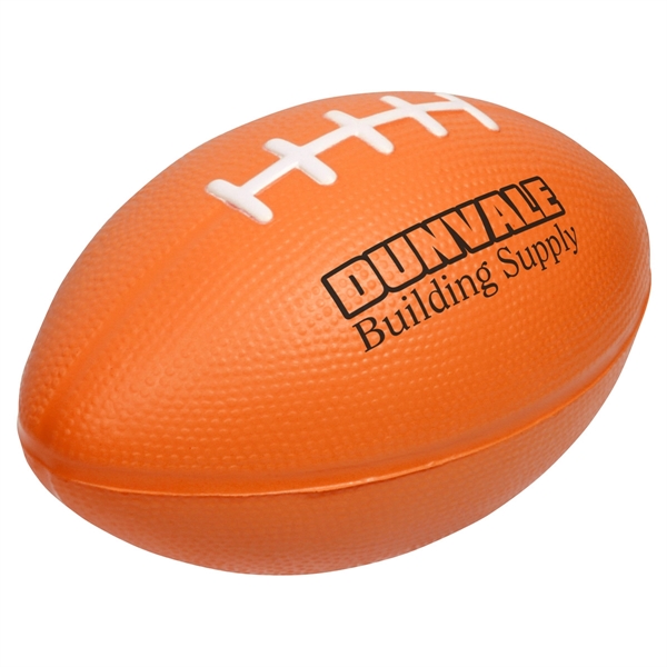 Medium Orange color option for Large Football Stress Reliever