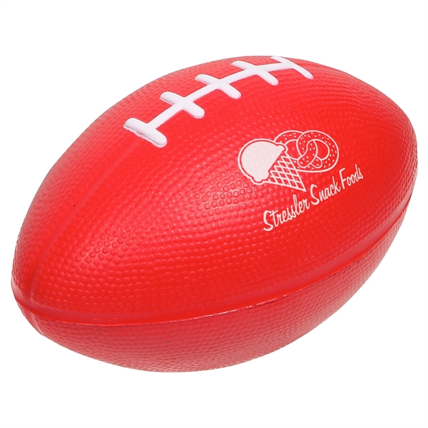 Medium Red color option for Large Football Stress Reliever