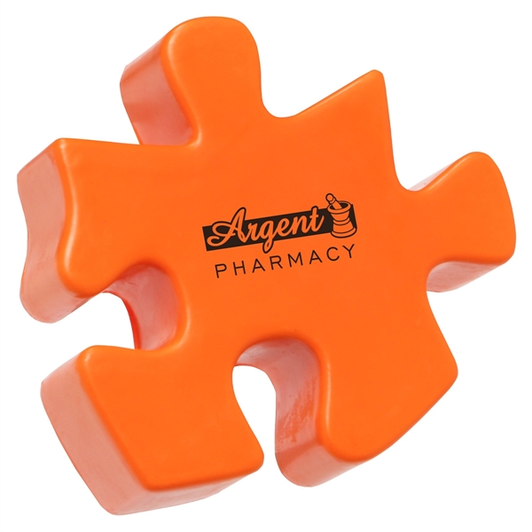 Medium Orange color option for Puzzle Piece Stress Reliever