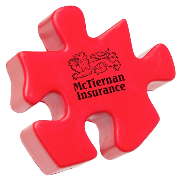 Medium Red color option for Puzzle Piece Stress Reliever
