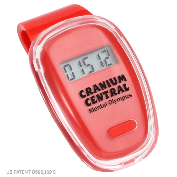 Medium Red color option for Fitness First Pedometer
