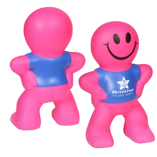 Medium Pink color option for Captain Smiley Stress Reliever