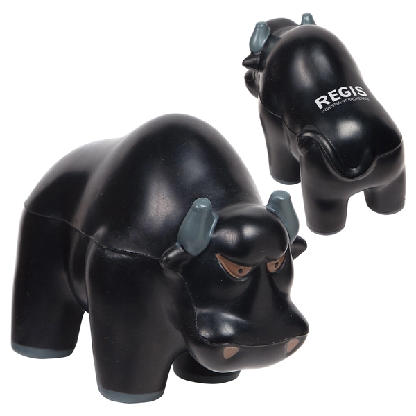 Dark Black color option for Wall Street Bull Stress Reliever