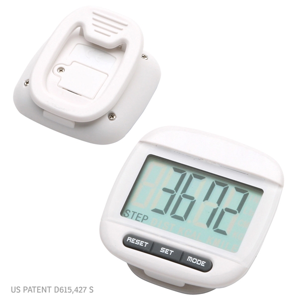 Bright White color option for Widescreen Walker Pedometer