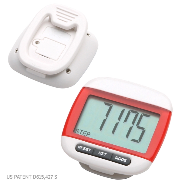 Medium Red color option for Widescreen Walker Pedometer