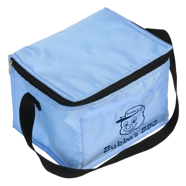 Light Blue color option for Snow Roller 6 Pack Polyester Cooler Bag