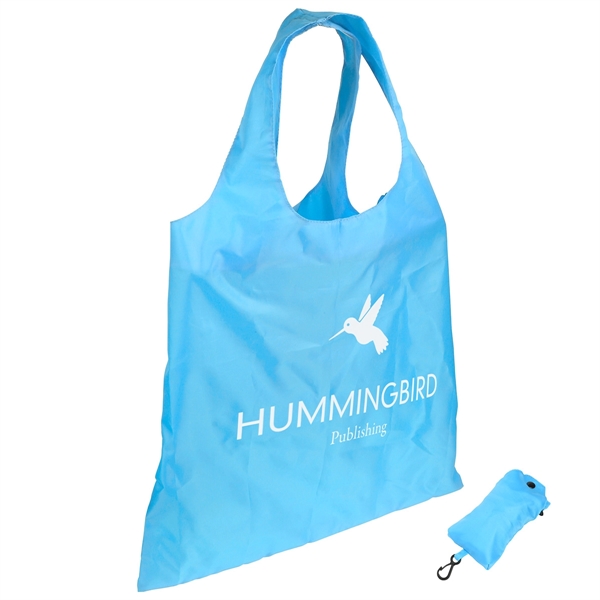 Light Blue color option for Spring Sling Polyester Folding Tote