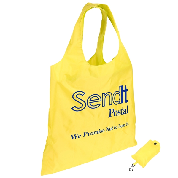 Medium Yellow color option for Spring Sling Polyester Folding Tote