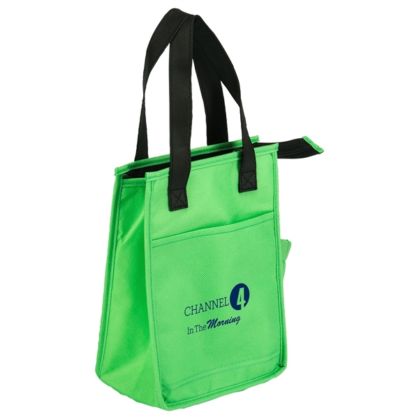 Bright Green color option for Lightning Sack Non Woven Insulated Lunch Bag