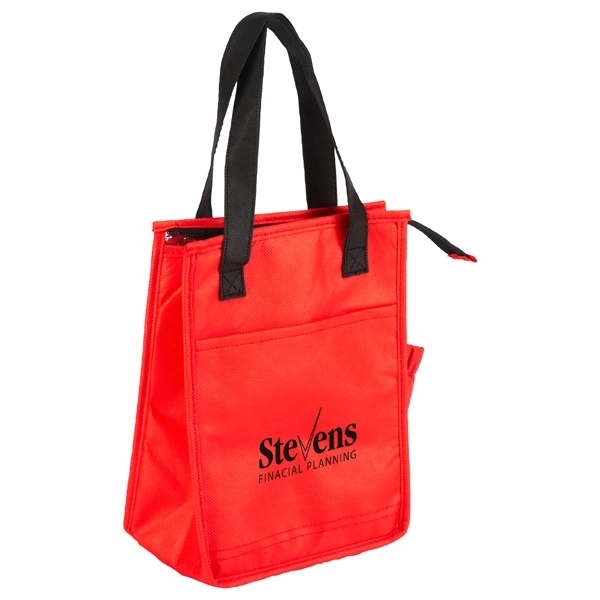 Medium Red color option for Lightning Sack Non Woven Insulated Lunch Bag