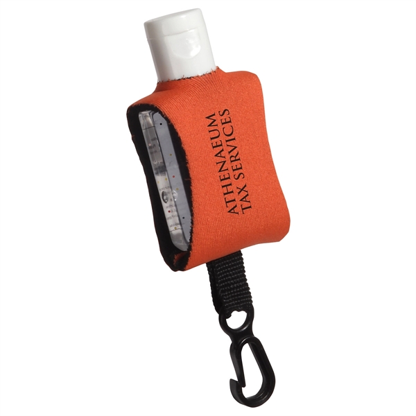 Medium Orange color option for Cozy Clip 0.5 Oz Hand Sanitizer