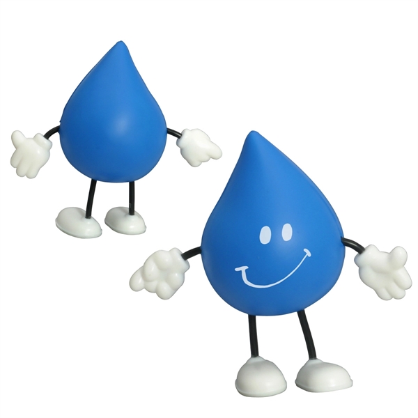 Medium Blue color option for Droplet Stress Reliever Figurine