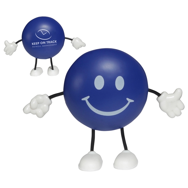 Medium Blue color option for Round Stress Reliever Figure