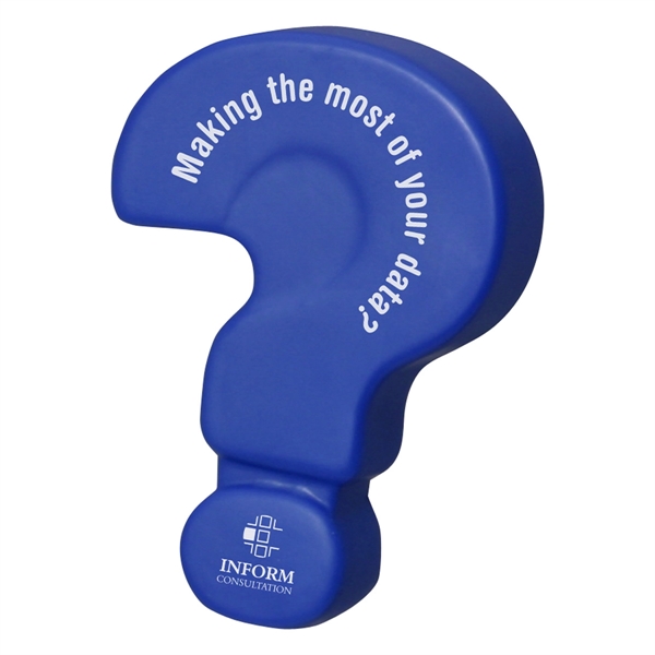 Medium Blue color option for Question Mark Stress Reliever
