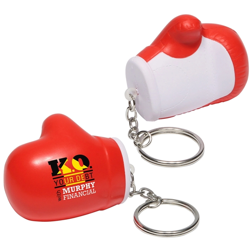 Photo of Boxing Glove Stress Reliever Key Chain