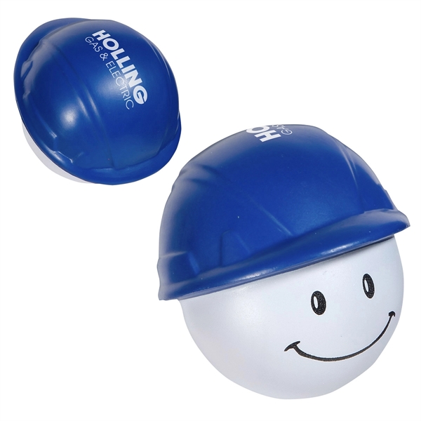 Medium Blue color option for Hard Hat Mad Cap Stress Reliever
