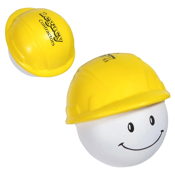 Medium Yellow color option for Hard Hat Mad Cap Stress Reliever