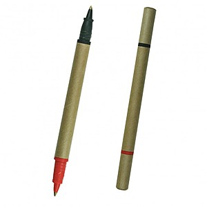 Photo of Bio Degradable Two Color Cardboard Pen