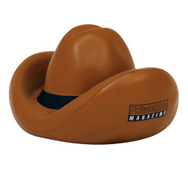 Medium Brown color option for Cowboy Hat Stress Reliever