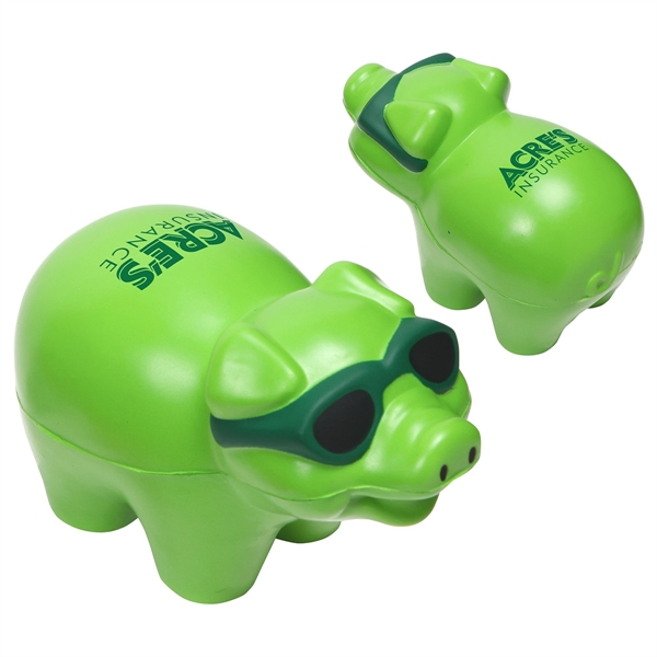 Bright Green color option for Cool Pig Stress Reliever