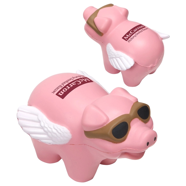 Light Pink color option for Flying Pig Stress Reliever