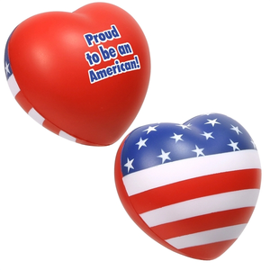 Photo of Patriotic Valentine Heart Stress Reliever