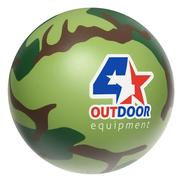 Camouflage Green color option for Camouflage Stress Ball