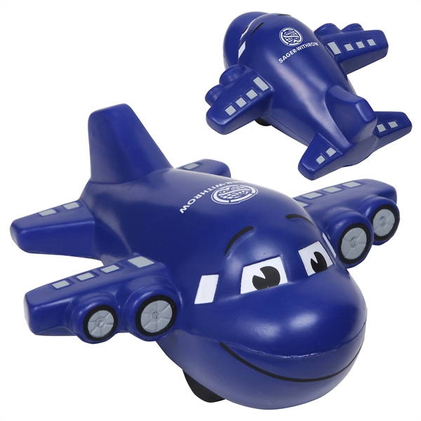 Medium Blue color option for Large Airplane Stress Reliever