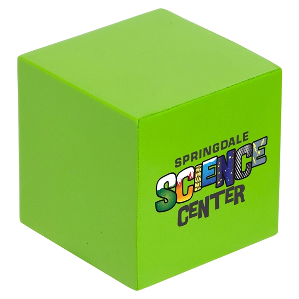 Bright Green color option for Cube Stress Reliever