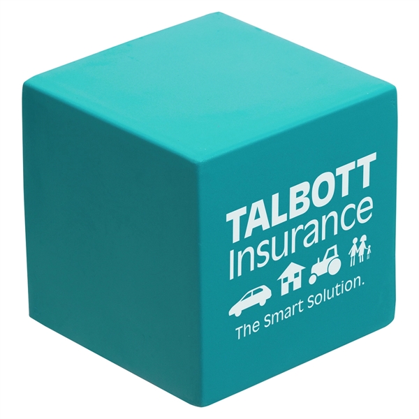 Bright Teal color option for Cube Stress Reliever