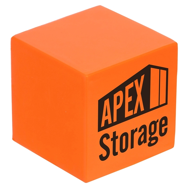 Medium Orange color option for Cube Stress Reliever