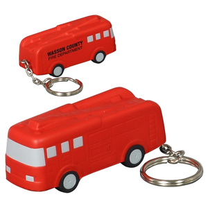 Photo of Fire Truck Stress Reliever Key Chain