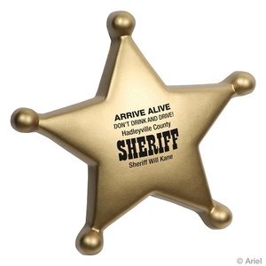 Photo of Sheriffs Badge Stress Reliever