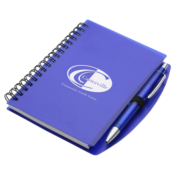 Medium Blue color option for Hardcover Notebook & Pen Set