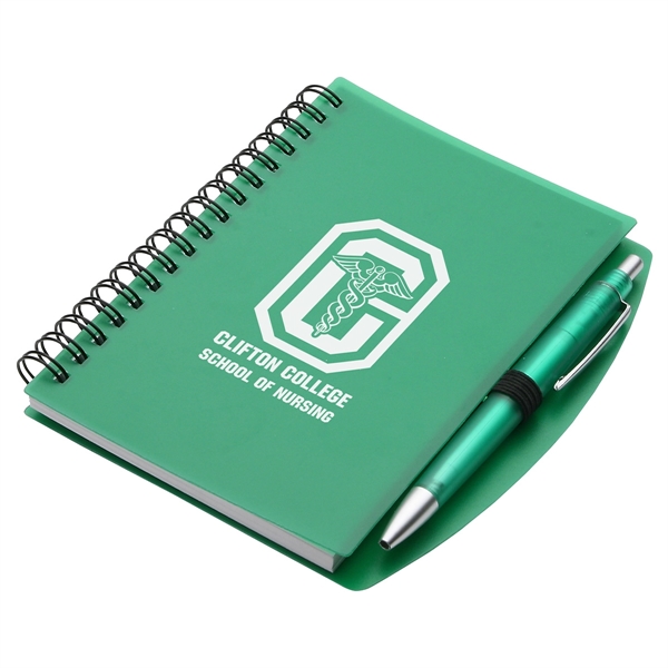 Medium Green color option for Hardcover Notebook & Pen Set