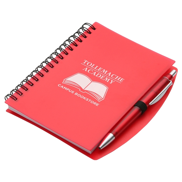 Medium Red color option for Hardcover Notebook & Pen Set