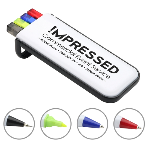 Photo of Rainbow Pen, Pencil & Highlighter Set