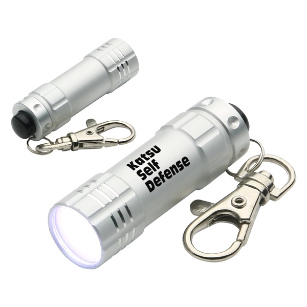 Metallic Silver color option for Bright Shine Led Key Chain