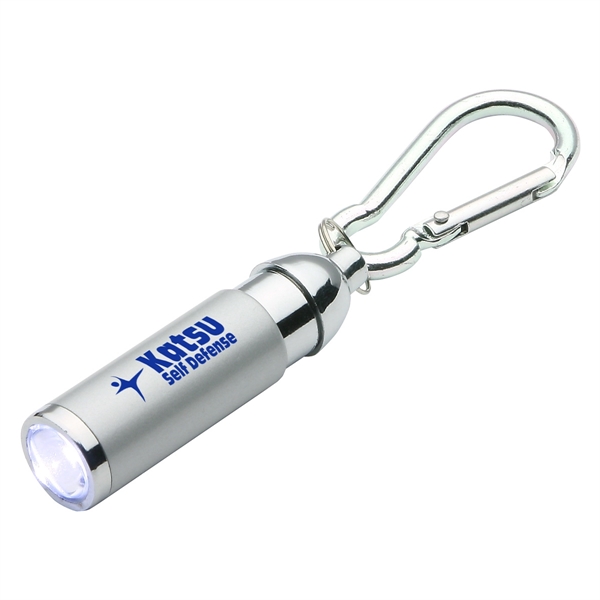 Metallic Silver color option for Carabiner Clip Led Light