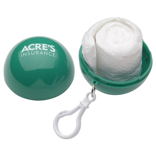 Medium Green color option for Rainy Day Poncho Ball