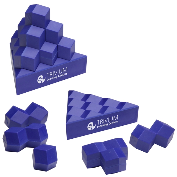 Medium Blue color option for Pyramid Stack Puzzle Set