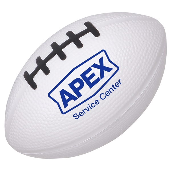 Bright White color option for Medium Football Stress Reliever